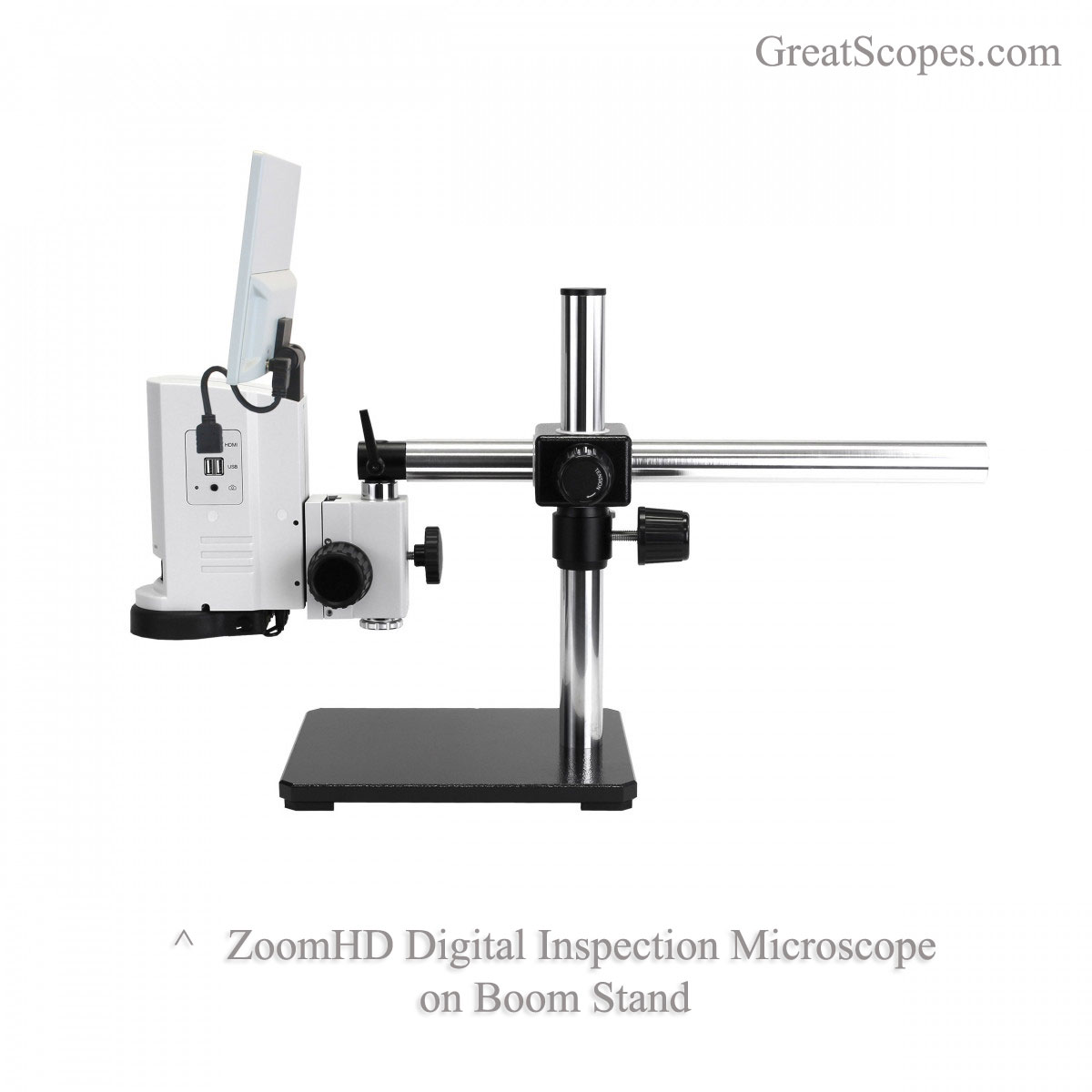 Unitron ZoomHD Inspection Microscope on Boom Stand
